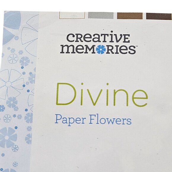Creative Memories Diving Set Roibbons Paper Flowers Epoxy Stickers Scrapbook - Picture 6 of 12